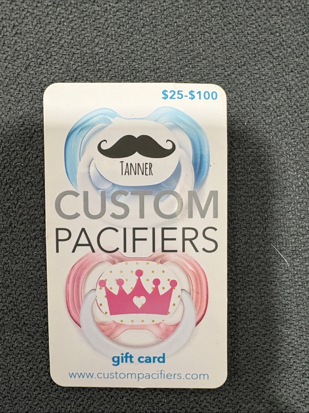 Gift Card - Custom Pacifier